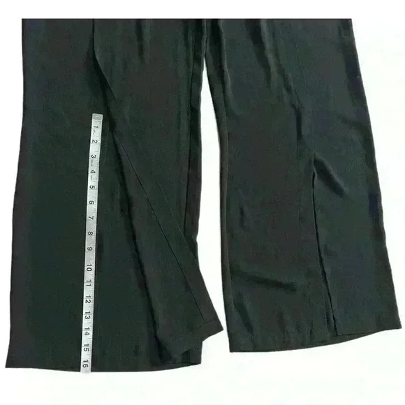Andeawy Black Tie in Front Casual Pants Size XXL Open in Front - Picture 6 of 9